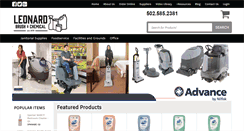 Desktop Screenshot of catalog.leonardbrushandchemical.com